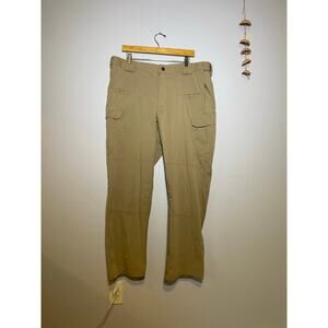Khaki 5.11 Tactical Stryke Cargo Pants | Work Techwear Gorpcore (Men's 40 x 30)